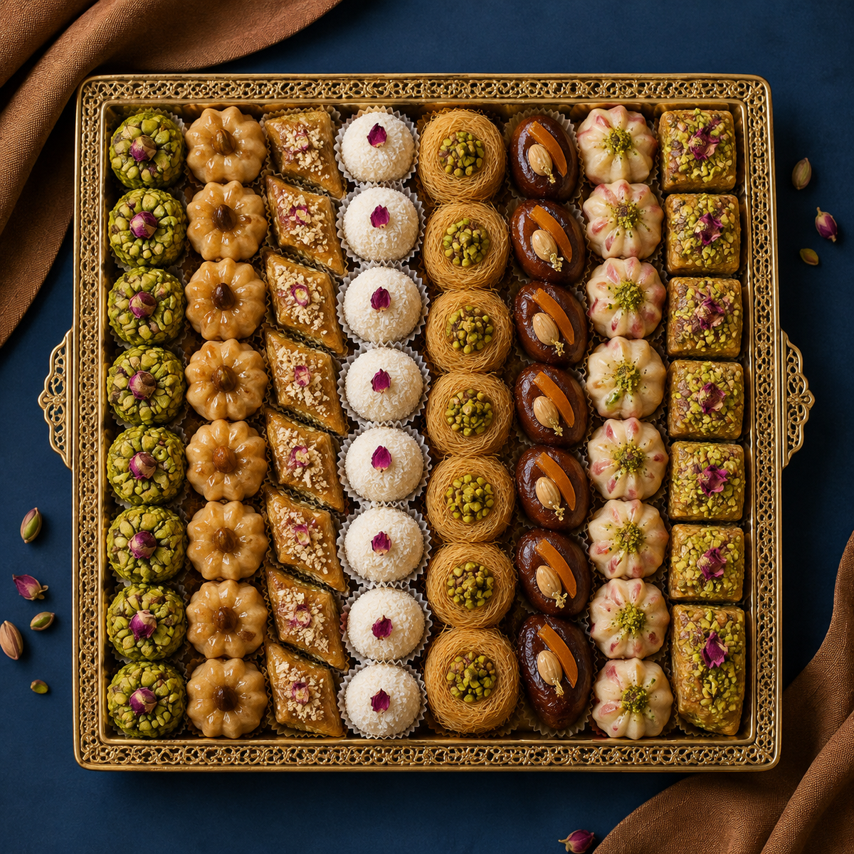Plateau à composer, gâteaux marocains au choix